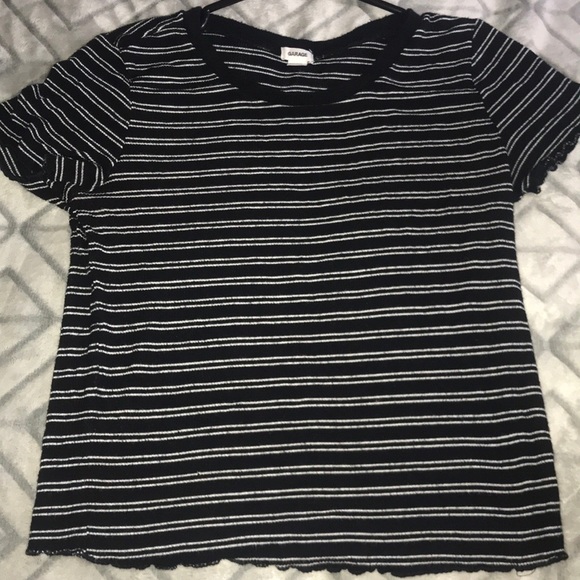 Garage striped tight crop top - Picture 1 of 3